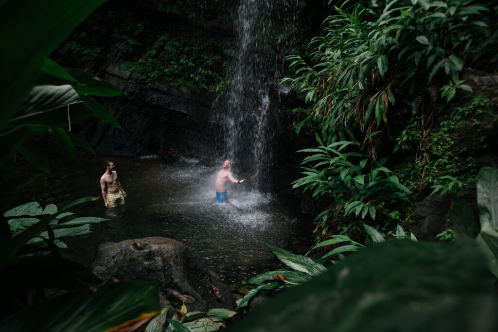 El Yunque Waterfalls full of tropical beauty