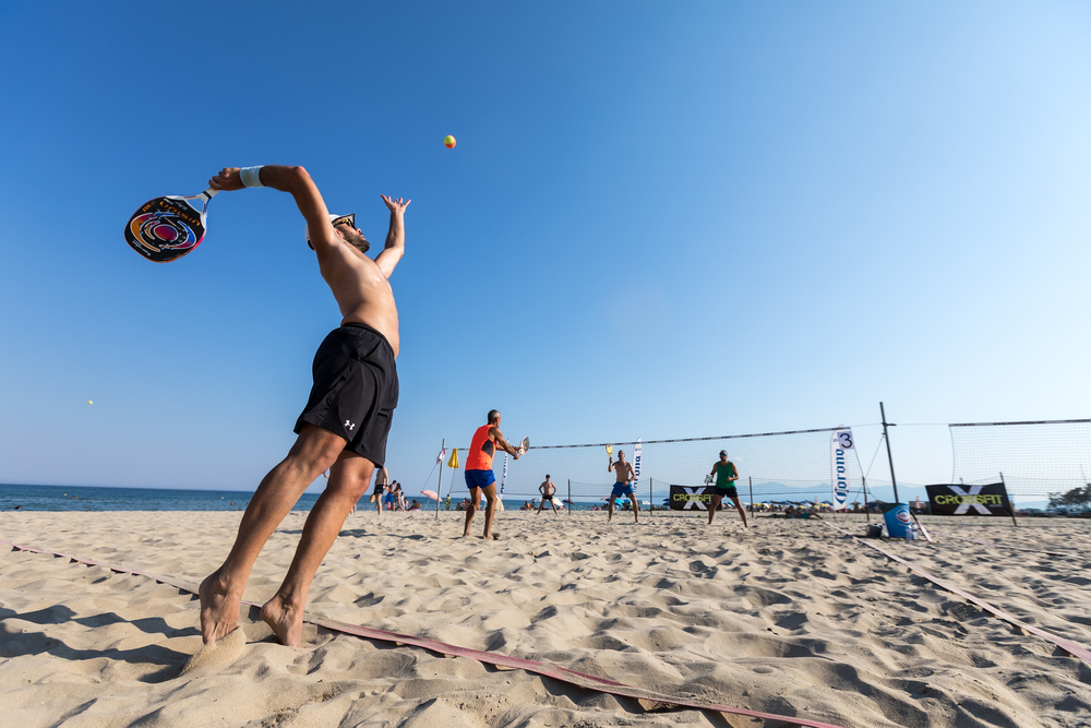 Beach tennis in Puerto Rico