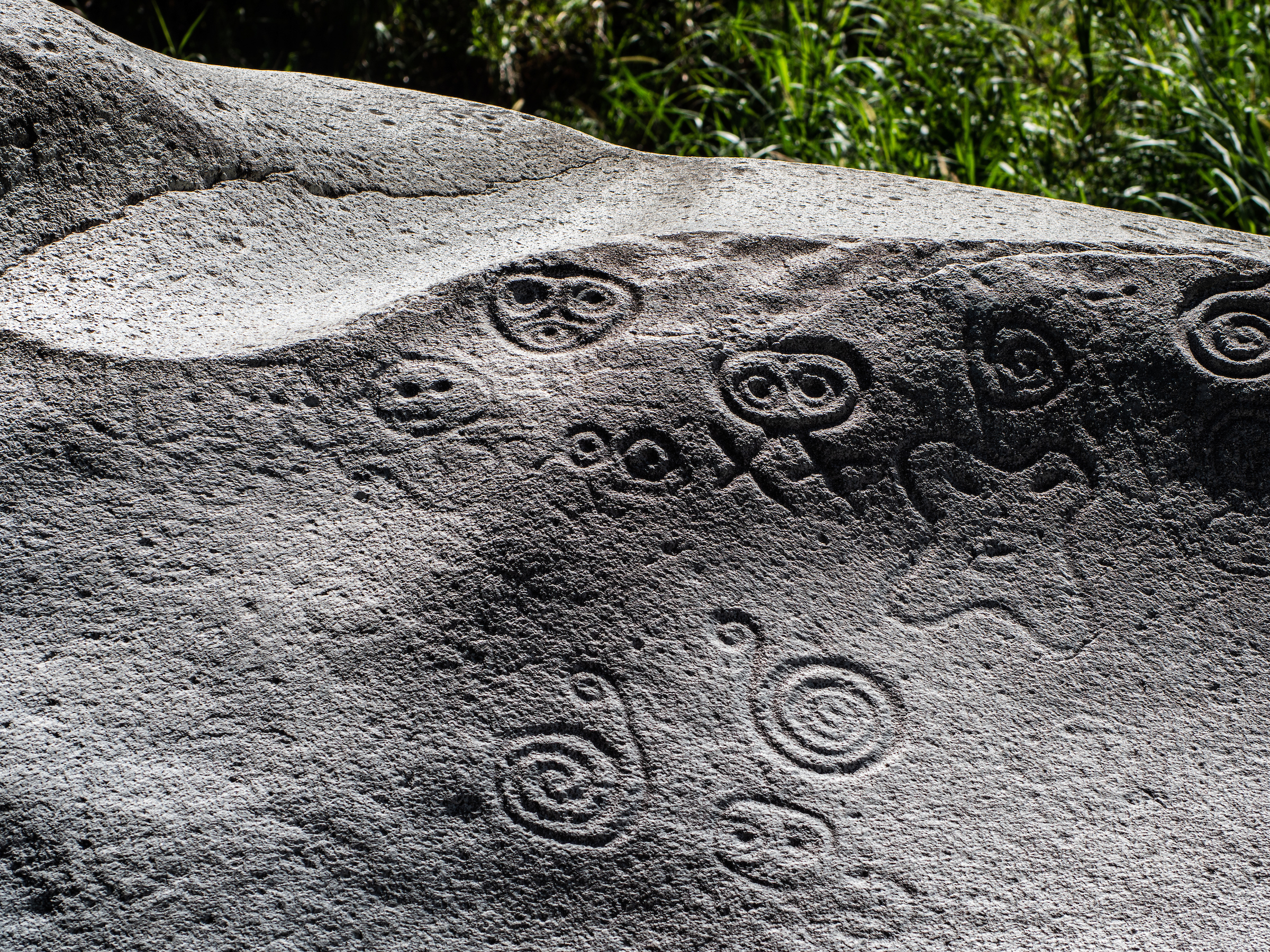 Taíno Indians, piedra escrita, Jayuya.