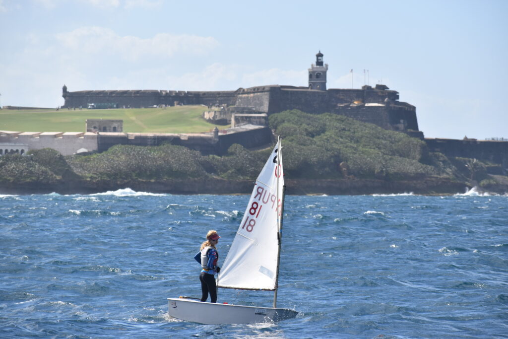 Optimist Sailing Girl