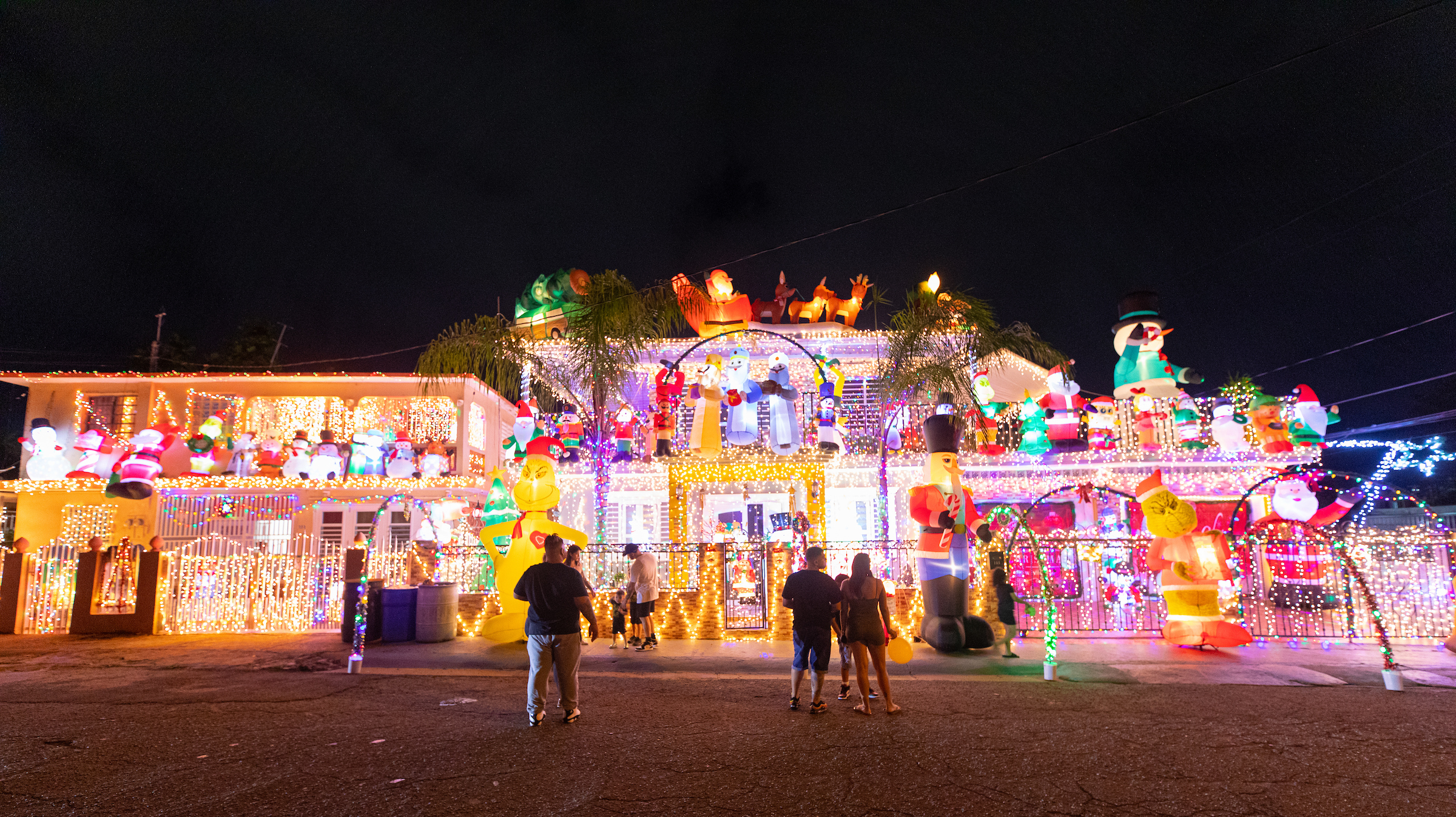 Christmas lights in Puerto Rico