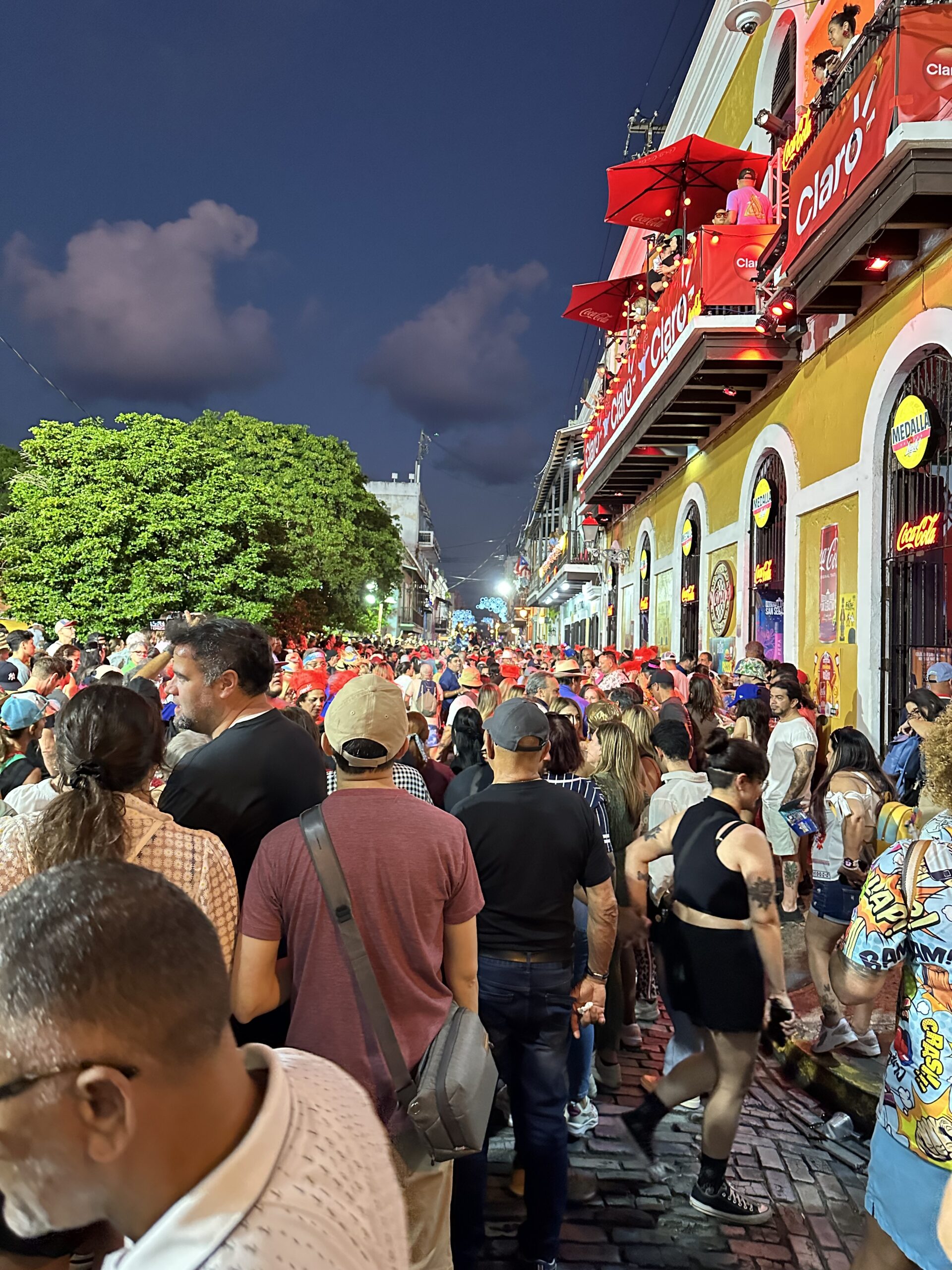 San Sebastian street fest view