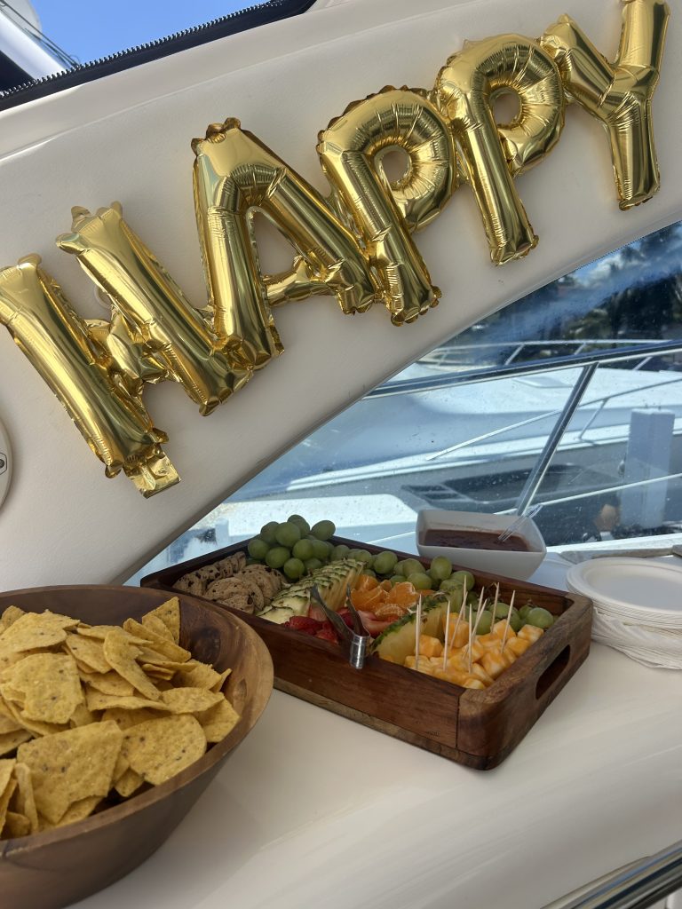 Aventurea yacht charter catering