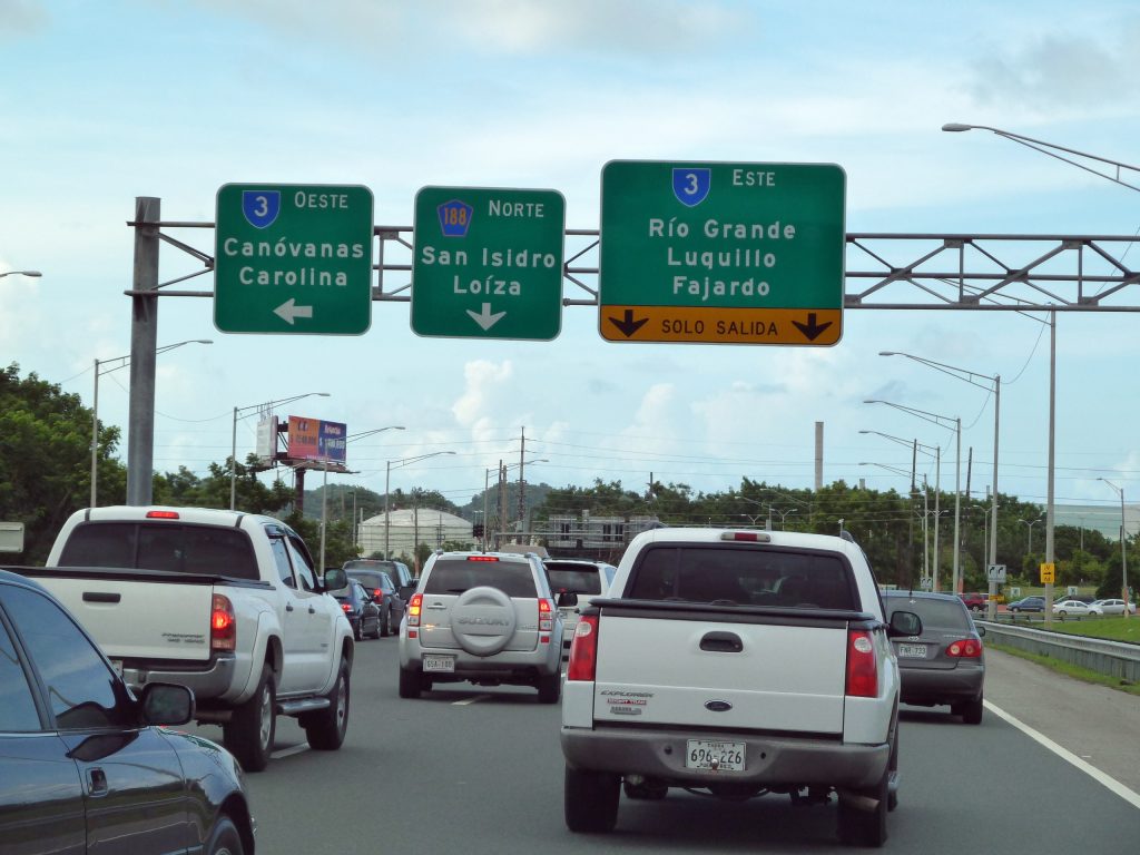 Driving in Puerto Rico